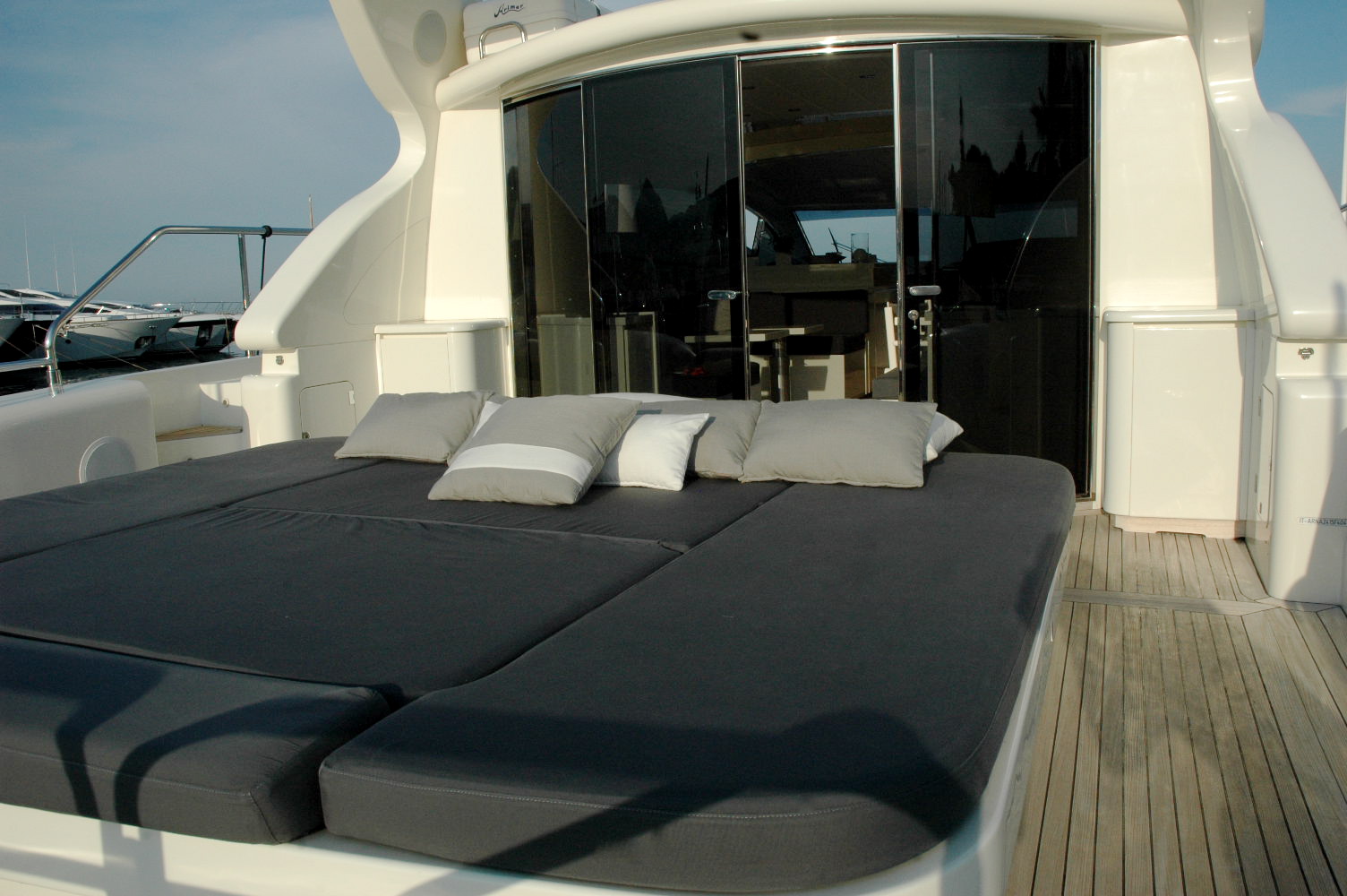 Yacht LAST CHANCE -  Aft Deck Sunpads.jpg
