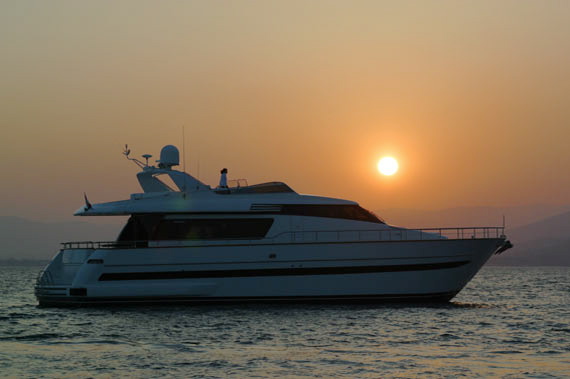 Yacht LOLEA -  At Sunset.jpg