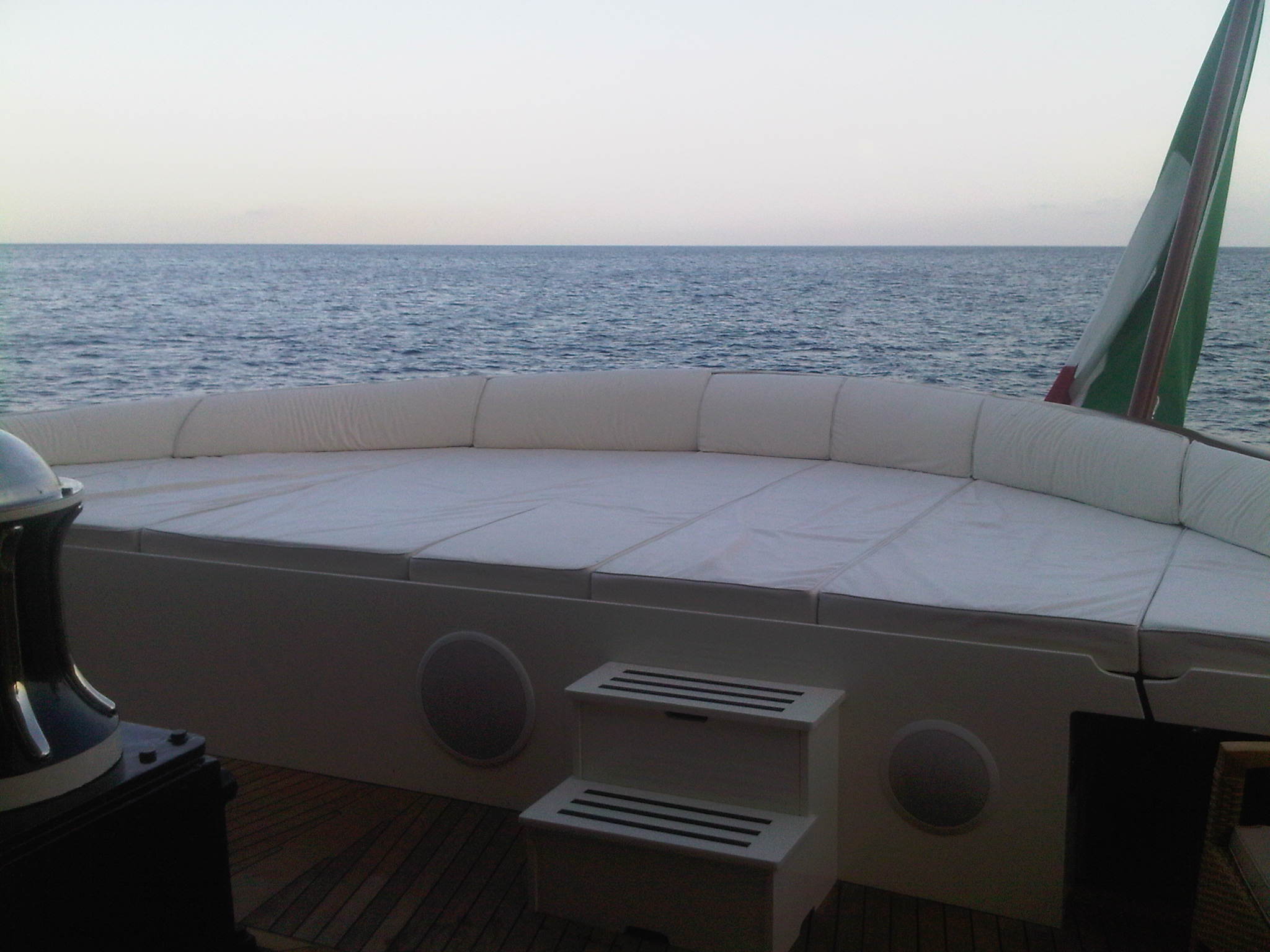 Yacht MASTIFF -  Sunpads on Canoe Stern.jpg