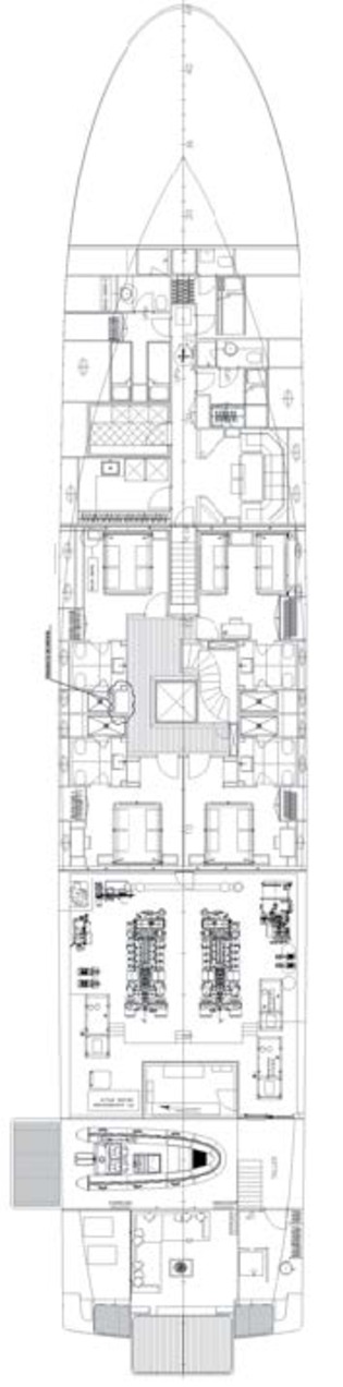 Lower deck layout