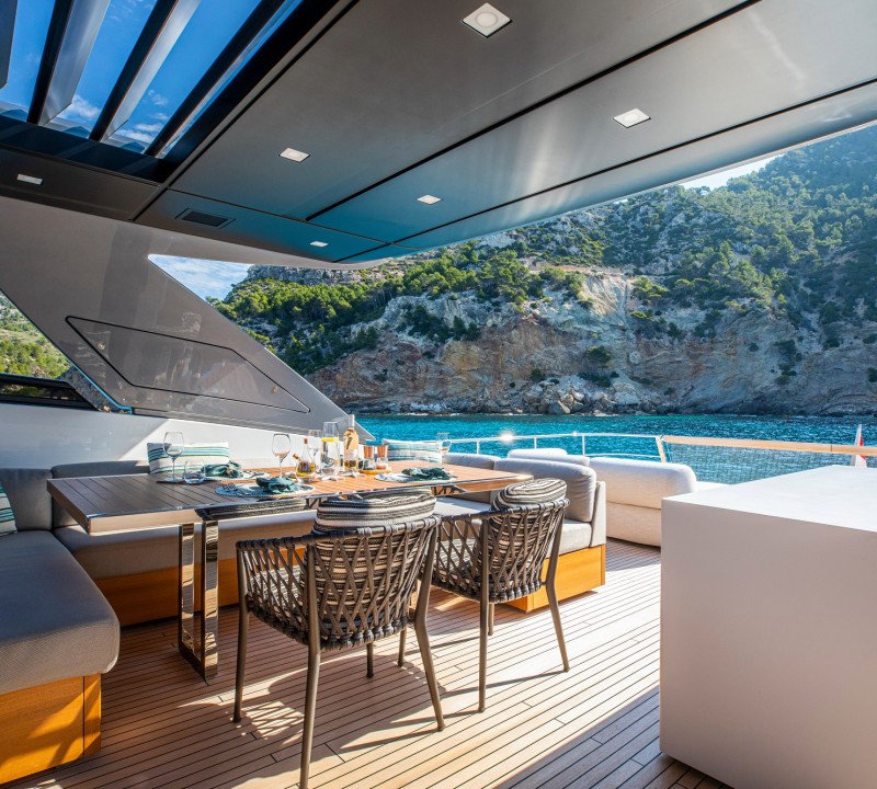 Dining On Sun Deck