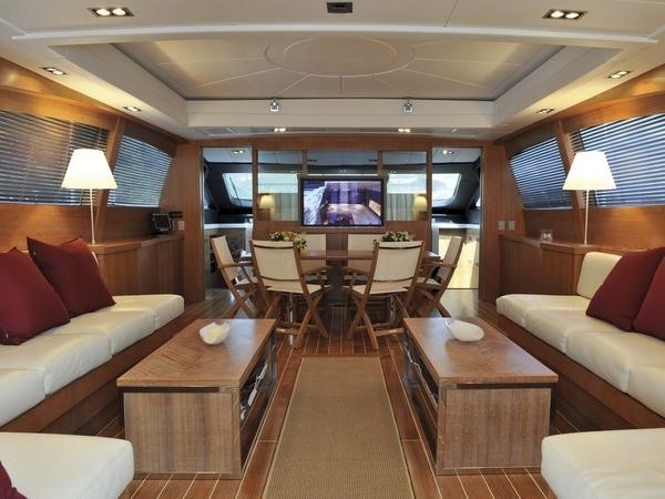 Inside Aboard Yacht SENSE