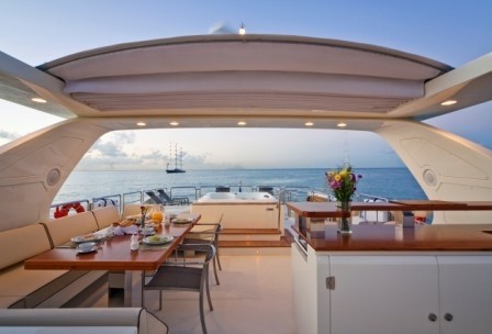 Sun Deck On Yacht ANDREIKA