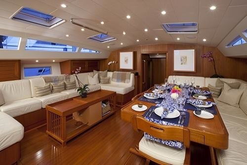 Inside Aboard Yacht VIRAGO