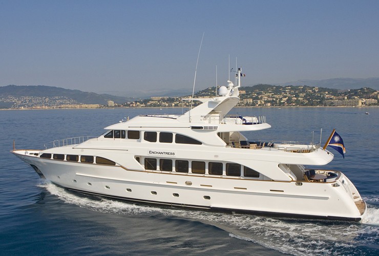 The 35m Yacht ENCHANTRESS