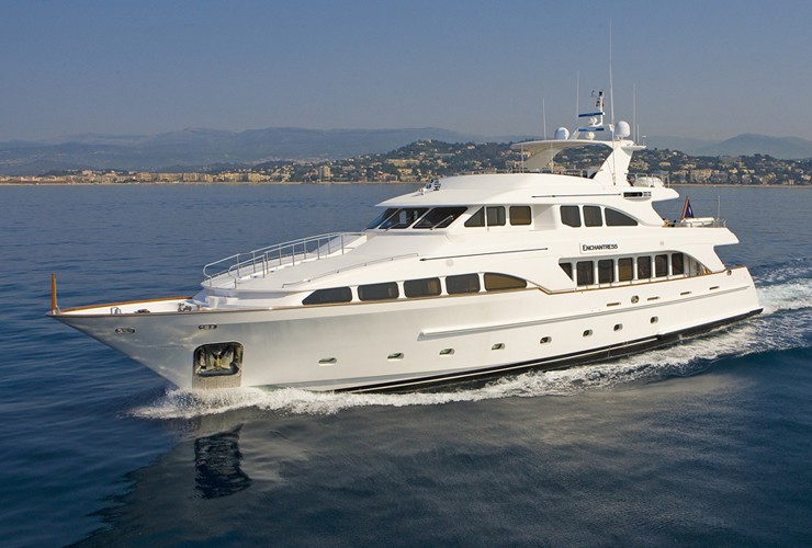 The 35m Yacht ENCHANTRESS