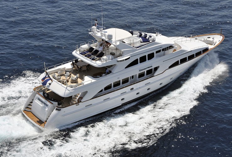 The 35m Yacht ENCHANTRESS