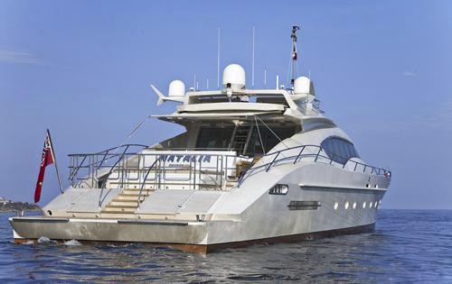 Aft On Yacht ESCAPE II