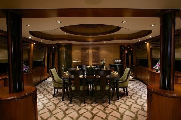 Eating/dining Area Aboard Yacht JOAN'S ARK