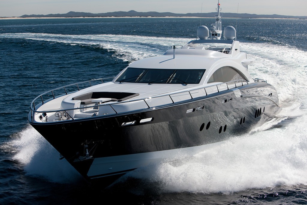 Ship's Bow On Board Yacht QUANTUM