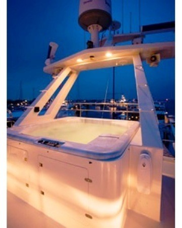 Jacuzzi Pool Aboard Yacht SILENT WORLD II