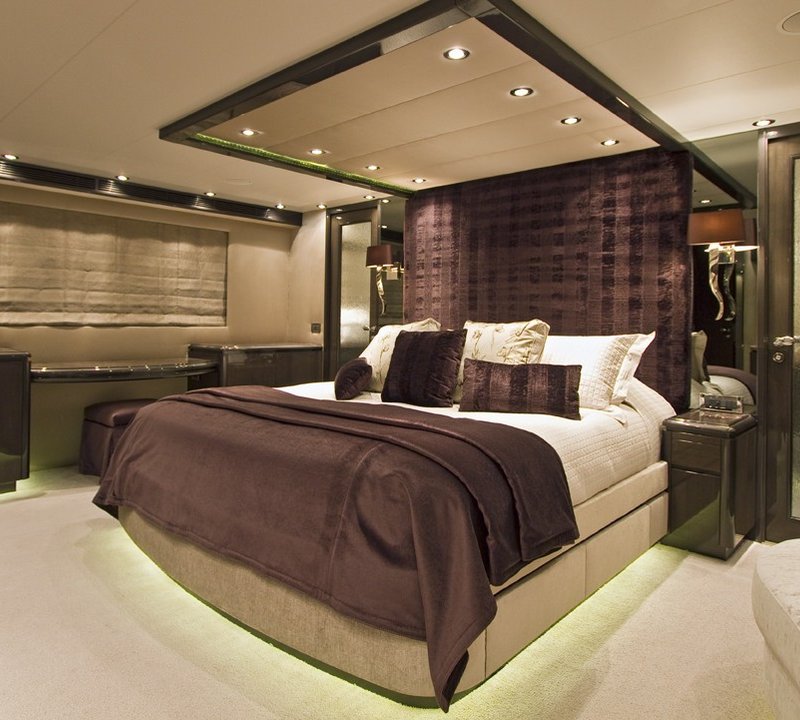 Main Master Cabin Aboard Yacht STREGA