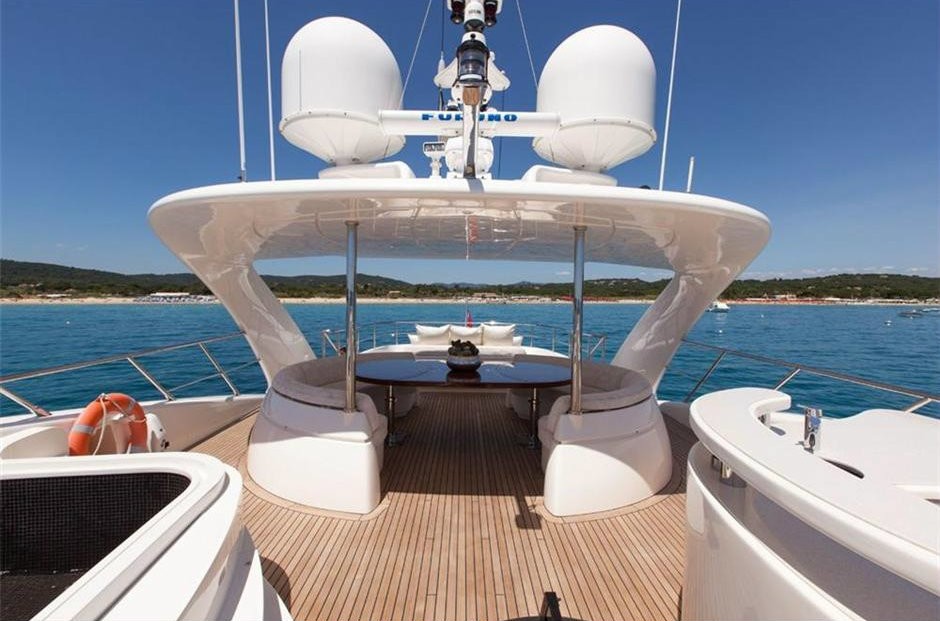Sun Deck On Board Yacht WHISPERING ANGEL