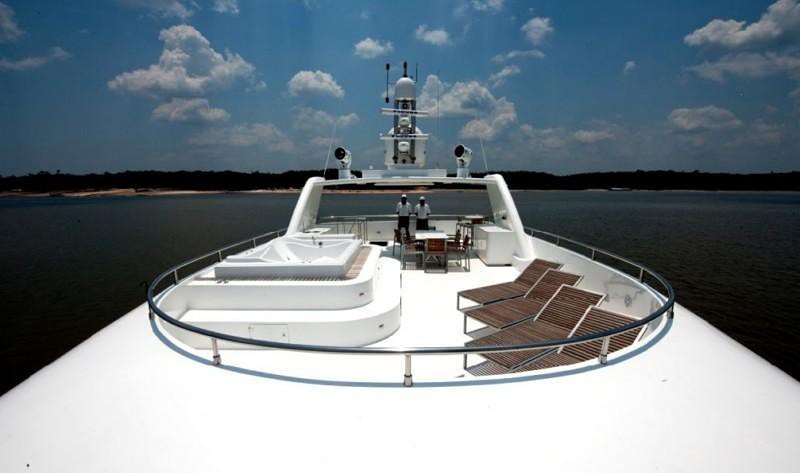 Fly-bridge Aboard Yacht ZENITH