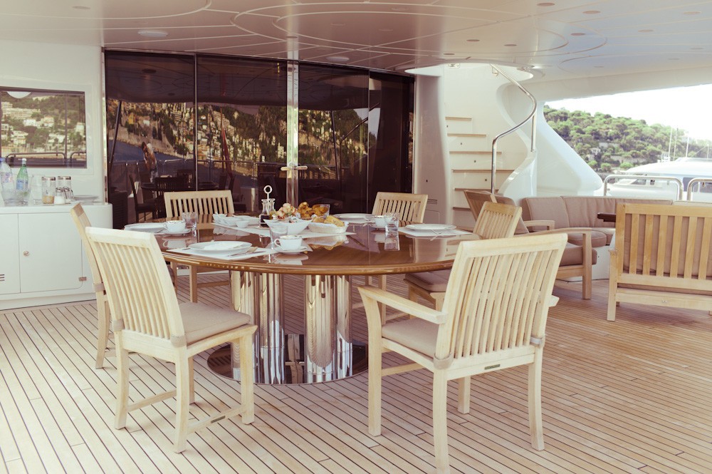 Aft On Board Yacht AFRICAN QUEEN