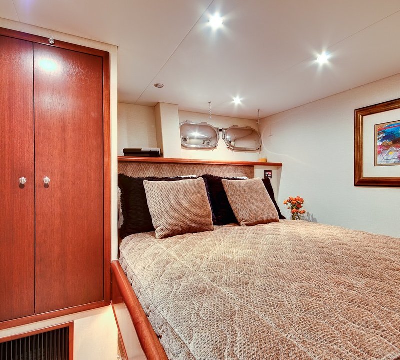 Guest's Cabin On Board Yacht ANDIAMO