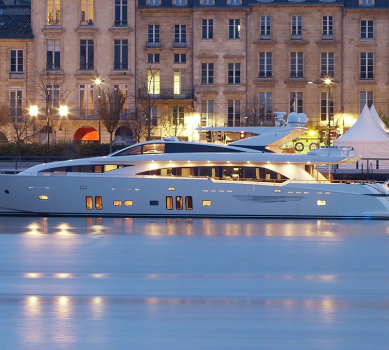 Evening Overview On Board Yacht ARION