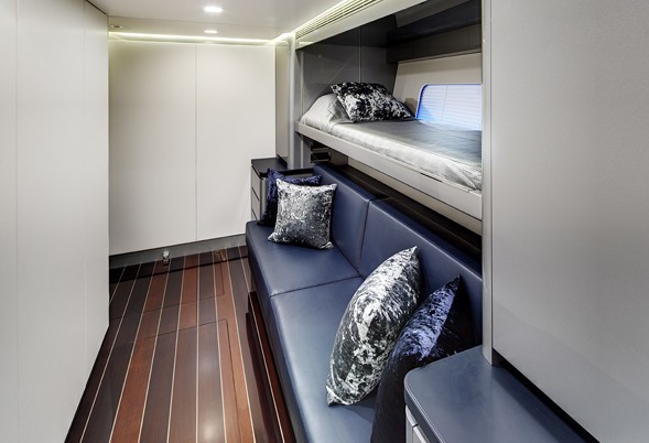 Convertible Bunks Aboard Yacht BLISS