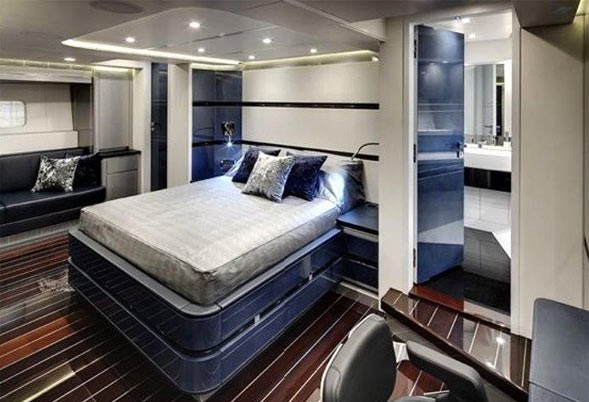 Main Master Cabin On Board Yacht BLISS