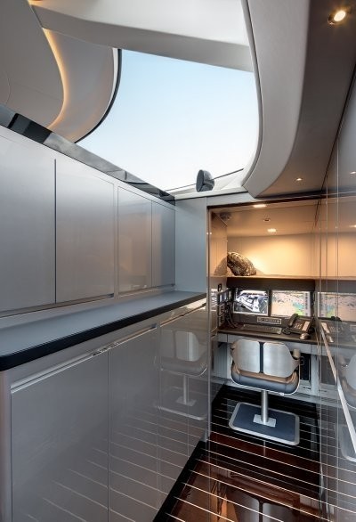 Ship's Galley On Yacht BLISS