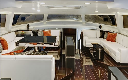 Profile: Yacht BLISS's Saloon Photograph