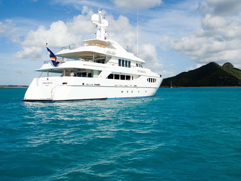 Aft On Board Yacht PERLE BLEUE