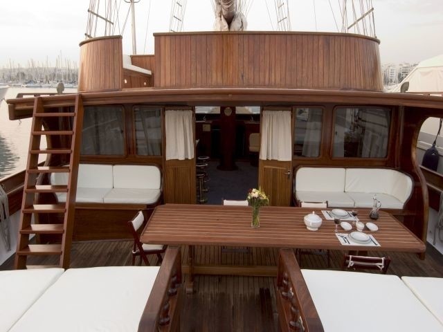 Aft Deck On Yacht MATINA