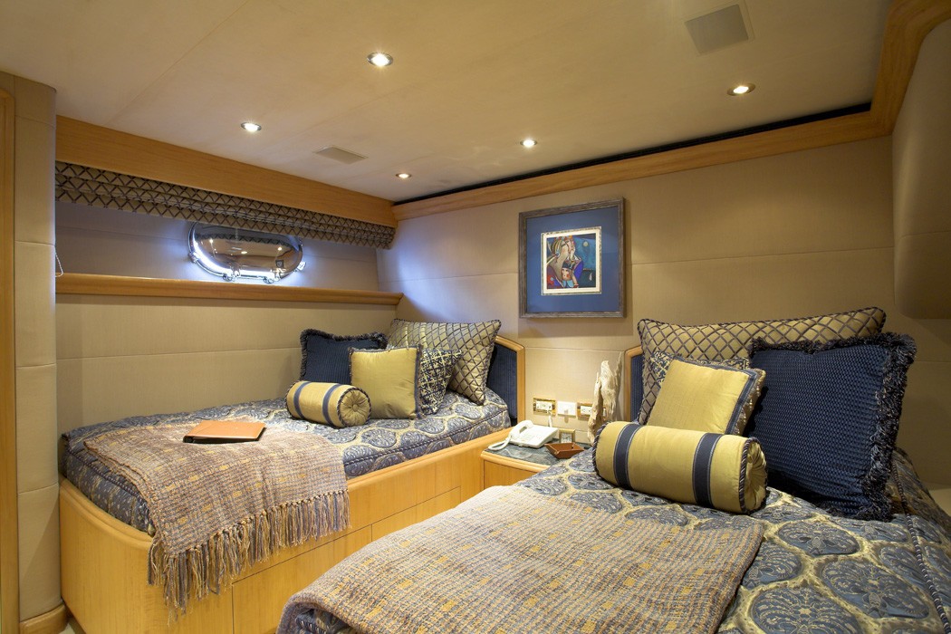 Twin Bed Cabin Aboard Yacht NAMOH