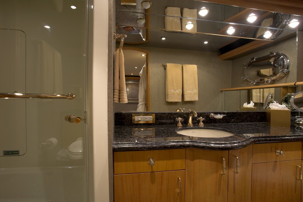 Guest's Bath Aboard Yacht NAMOH
