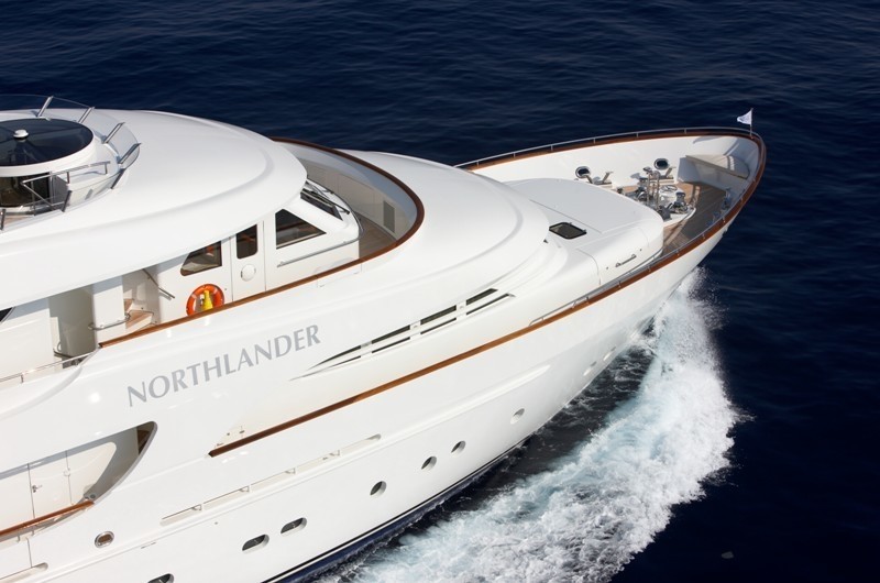 Detail: Yacht NORTHLANDER's Cruising Pictured