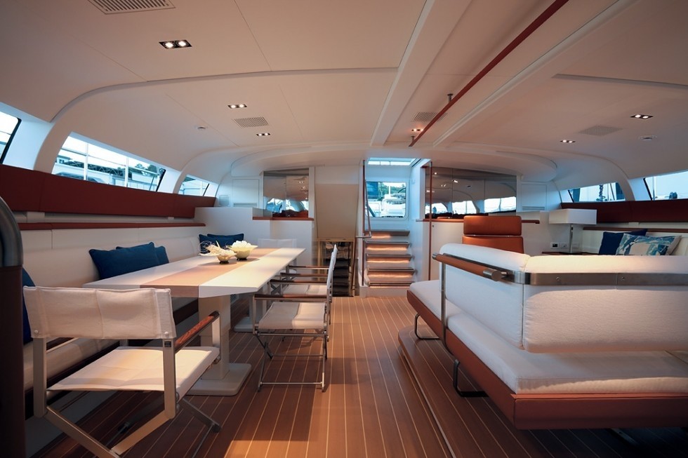 Pilot House Saloon On Board Yacht P2
