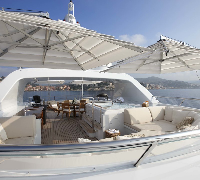 Sun Deck On Board Yacht KATHLEEN ANNE