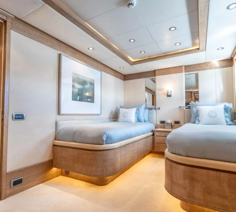 Twin guest suite