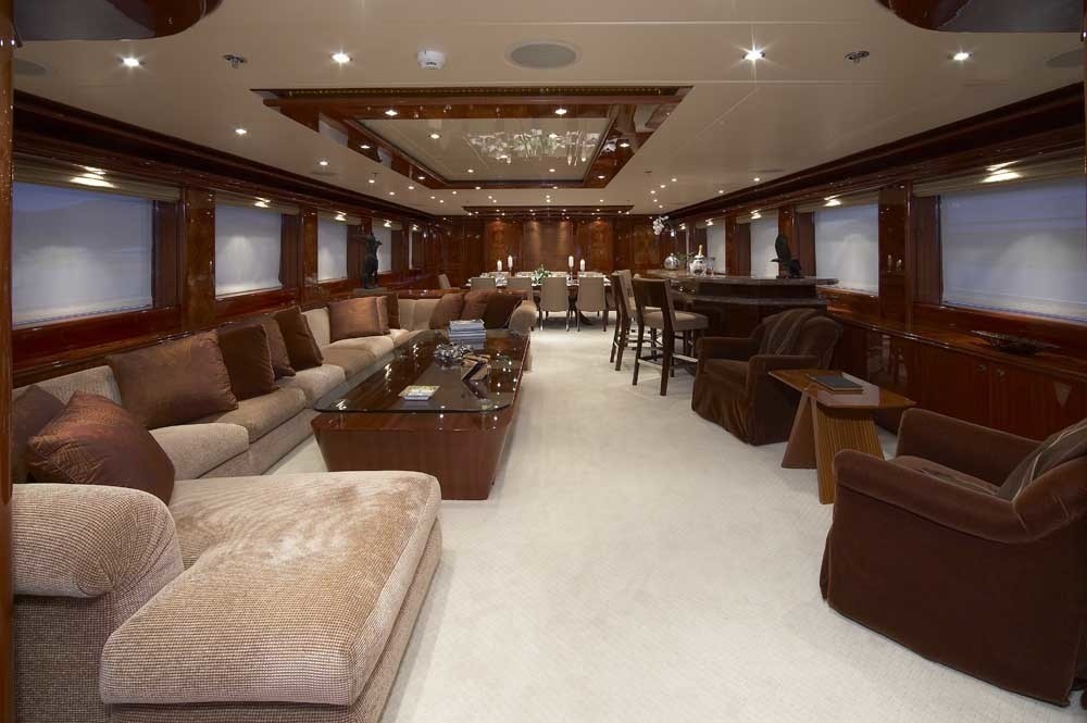 Premier Saloon Aboard Yacht LADY LEILA
