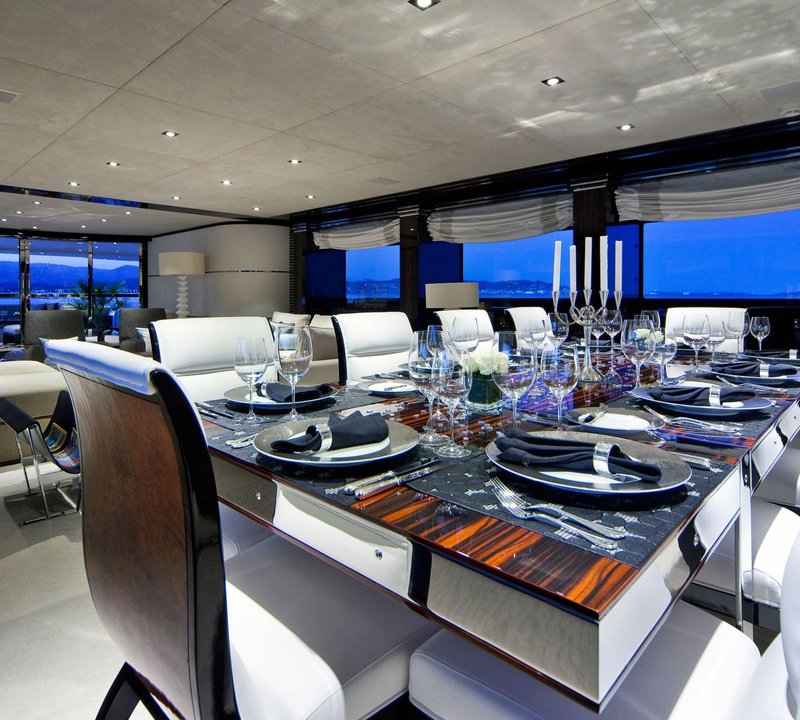 Eating/dining Saloon On Yacht MANIFIQ