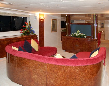 Premier Saloon On Board Yacht LADYSHIP
