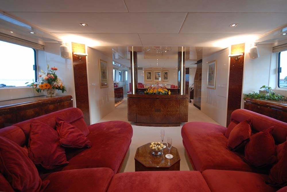 Premier Saloon Sitting Zone On Yacht LADYSHIP