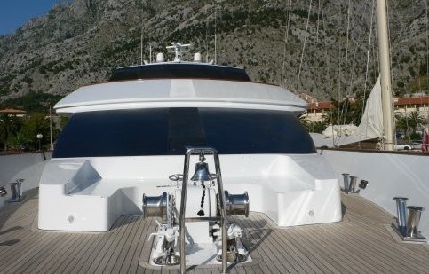 Fore Deck Aboard Yacht LADYSHIP