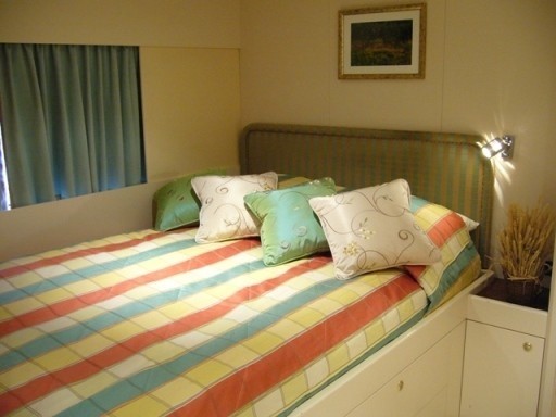 Top Deck: Yacht LADYSHIP's Double Sized Stateroom Captured