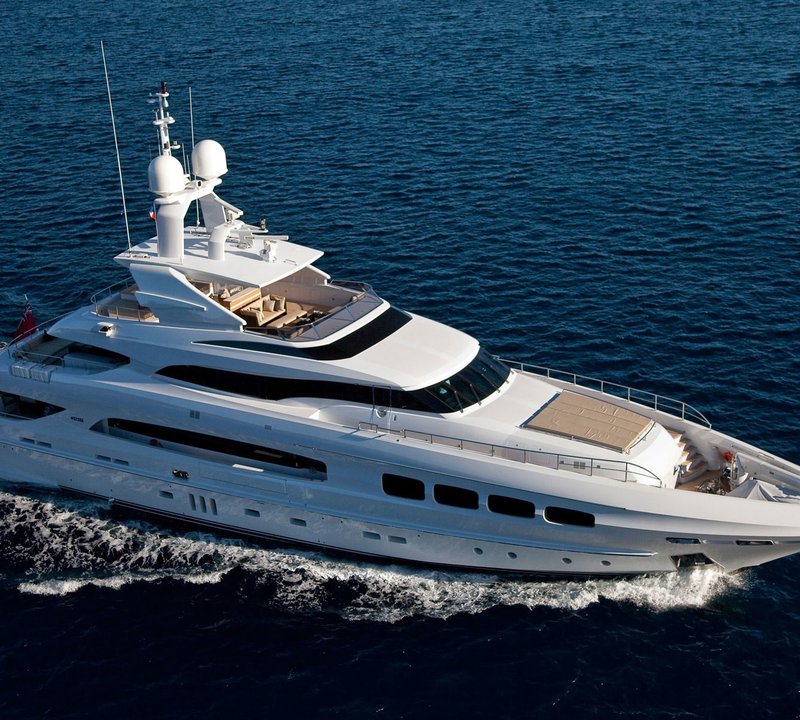 From Above Aspect: Yacht MANIFIQ's Cruising Image