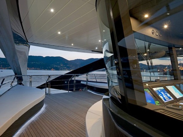 Aspect Into Bridgedeck On Board Yacht OCEAN EMERALD