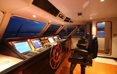 Pilot House On Yacht DAYDREAM