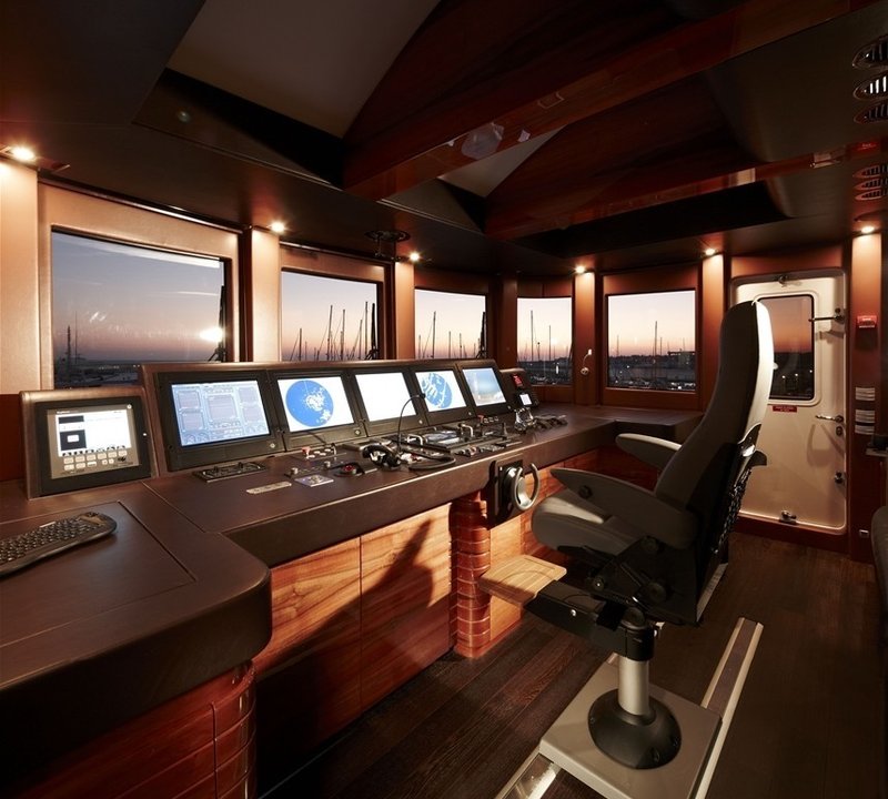 Pilot House Aboard Yacht E & E