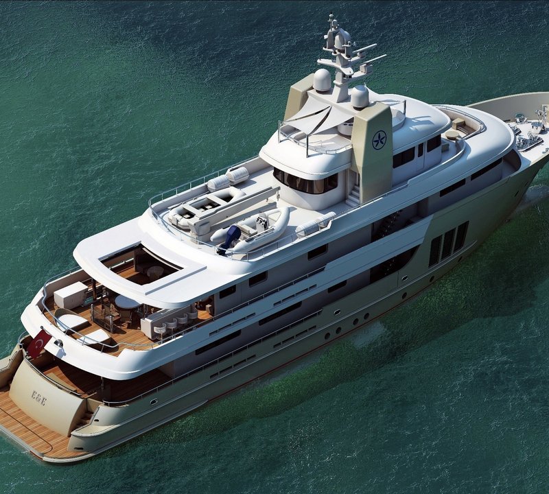 Decks: Yacht E & E's From Above Aspect Photograph