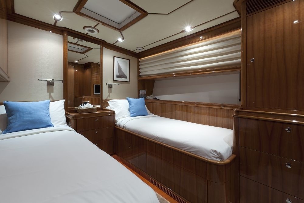 Twin Bed Stateroom Aboard Yacht THIS IS US