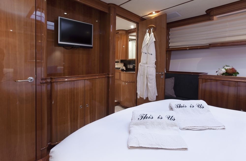 Owner Cabin Bath Aboard Yacht THIS IS US