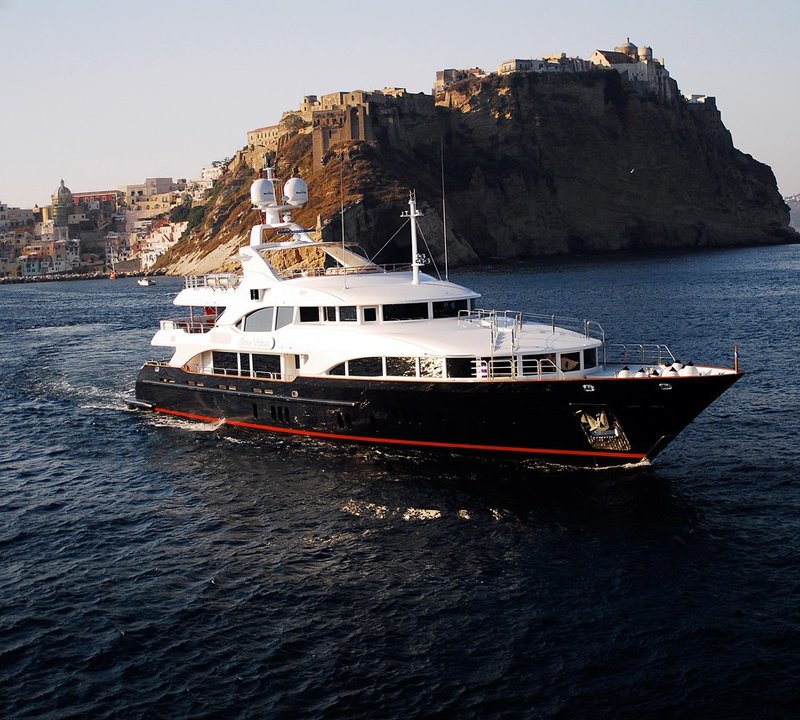 Forward Aspect On Board Yacht BLUE VISION