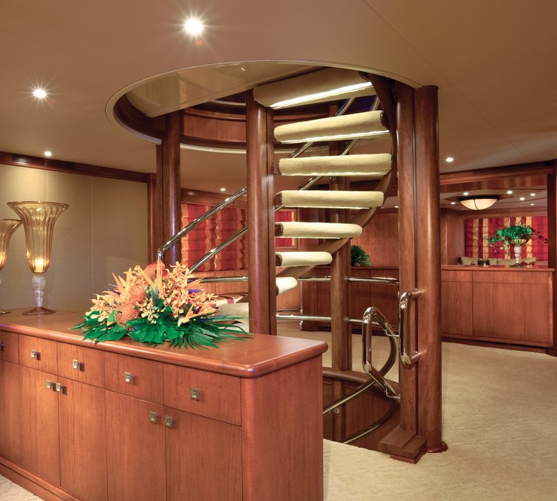 Stairway On Yacht AT LAST