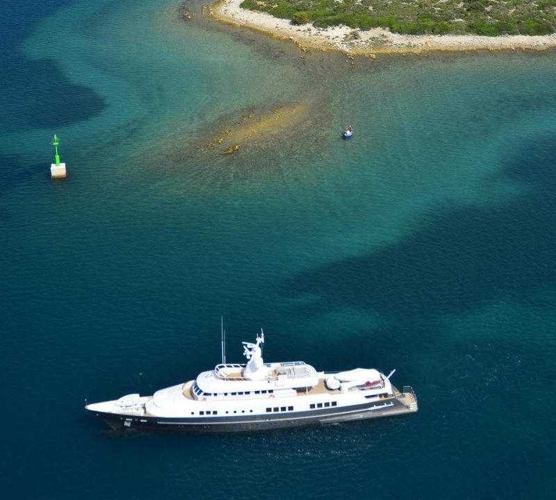 Under Way On Yacht BERZINC