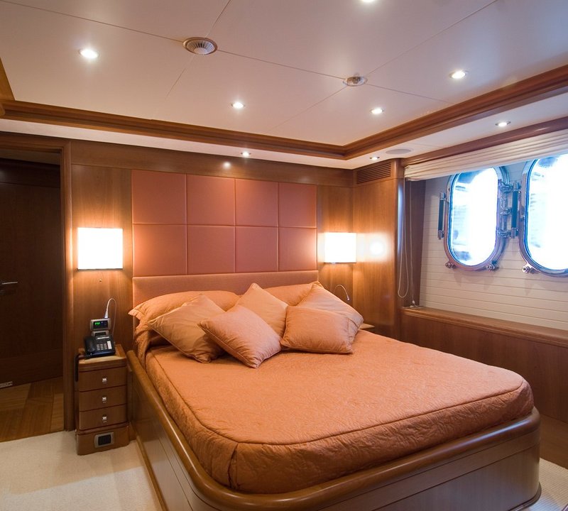 Orange Cabin On Yacht BLUE VISION